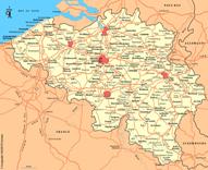 Belgien Karten