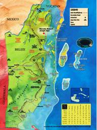 Belize Karten