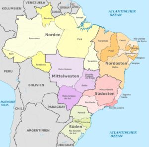 Brasilien - Regionen und Bundesstaaten