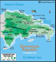 Dominikanische Republik Karten