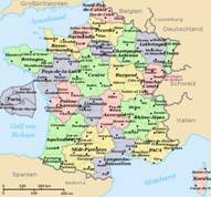 Frankreich Karten