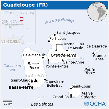 Guadeloupe Staedte
