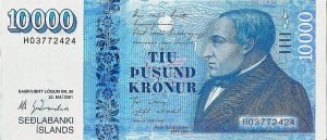 Island - 10000 Kronen - Vorderseite
