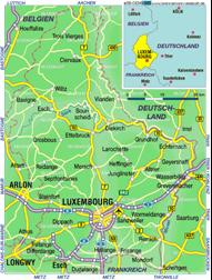 Luxemburg Karten