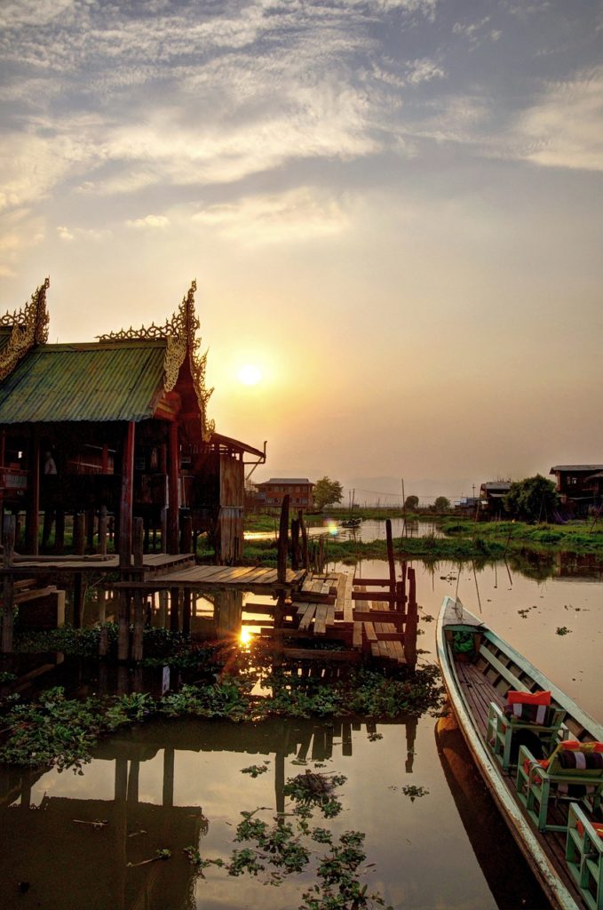 Myanmar - Sonnenuntergang