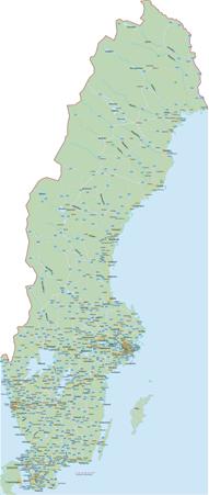 Schweden Karten