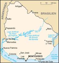 Uruguay Karten